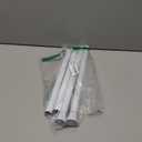 White Shower Curtain Rod 45 to 77 Inch,Shower Rods for Bathroom,Spring Tension Curtain Rod No Drilling for Windows Doors Closet Kitchen Wardrobe (White 1 Pack)