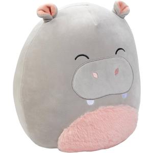Squishmallows 10" Harrison The Grey Hippo Plush - Official Kellytoy - Collectible Soft Squishy Hippopotamus Stuffed Animal Toy - Add to Your Squad - Gift for Kids, Girls & Boys - 10 Inch