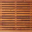 Bare Decor Giza Shower, Spa, Door Mat in Solid Teak Wood, 36" x 20"