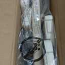 Forbena Collapsible Montessori Learning Standing Tower for Toddlers, Foldable Toddler Kitchen Stool Helper, Adjustable Plastic Kids Children Stepping Stool for Counter Bathroom Sink (Apricot)