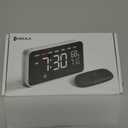 Dekala Bed Shaker Loud Alarm Clock for Heavy Sleepers Adults, Vibrating Dual Alarm Clocks for Bedrooms, Large Display Auto Dimmer,Temperature & Humidity Detect, 7-Day Programmable, Ideal Gift