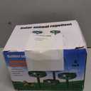 2026 Racoon Squirrel Sonic Fortress Pro Cat Repellent Outdoor, Solar Ultrasonic Animal Repeller Deer Deterrent with Motion Sensor & Flash Light to Scare Rabbit Dog Coyote Out of Garden Farm Yard(4Pack)