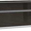 vidaXL Door Canopy, Front Door Canopy for Protection, Porch Canopy for Outdoor, Weather-Resistant Polycarbonate Cover, 31.5''x31.5'', Black