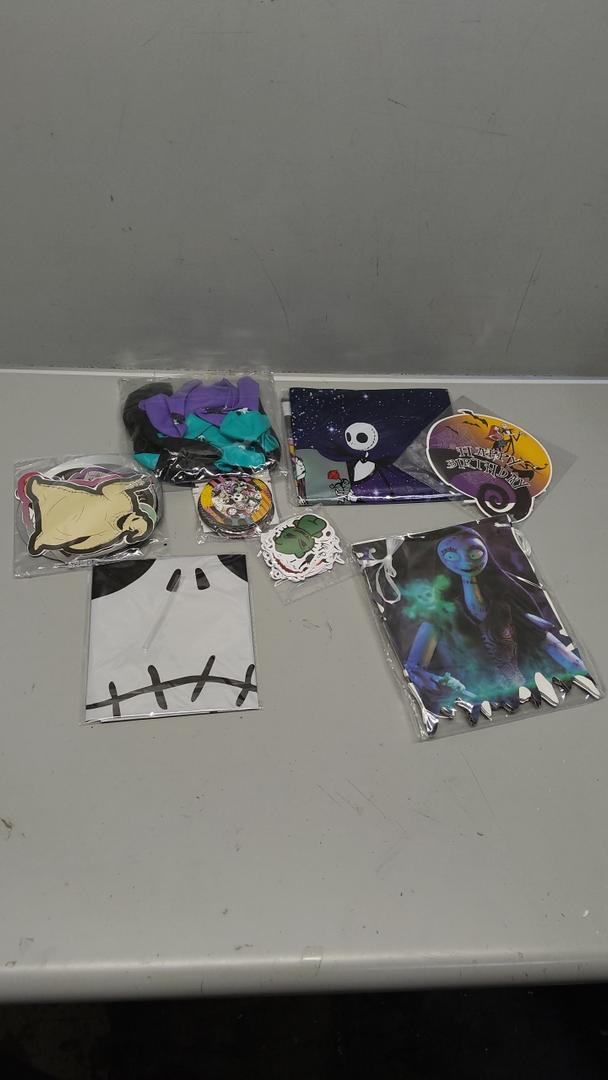 Nightmare Before Christmas Happy Birthday Decoration Set