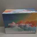 Baby Play Mat, 74 x 50 Inch Play Mat Perfect for Use Baby Playpen, Foldable Baby Foam Playmat for Floor, Portable Waterproof Activity PlayMats for Babies, Infants and Toddlers (Beige)