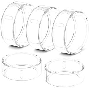Hexasider 5 Pack Ring Cover Compatible with Oura Ring Gen 4/Oura Ring Gen 3 Horizon/Heritage, Abrasion-Resistant TPU Case for Oura Ring Protector Accessories for Oura Size 9