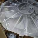 Depuley 20" Outdoor Ceiling Fan with Light for Patio IP65 Plug in Caged Fan