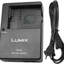 DE-A79 DE-A80 DMW-BLC12 Battery Charger for Panasonic Lumix DC-FZ1000 II, DC-G95, DMC-GX8, DMC-FZ200, DMC-FZ300, DMC-FZ1000, DMC-FZ2500 and DMC-G7 Digital SLR Cameras & 120cm AC Power Cord