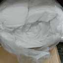 Cloud-Like Queen Mattress Topper - 100% Cotton Top Mattress Pad for Back Pain Relief - Breathable & Naturally Cooling for Hot Sleepers, White