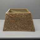 Champagne Gold Christmas Tree Collar with Sparkling Sequin, Christmas Tree Collars for Atificial Trees, 24 Inch Tree Skirt, Xmas Tree Stand Base Cover, Holiday Home Decor Christmas Tree Ring (Medium)