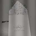 Euro Flap Envelope Liners for 5x7 Insert, 50 Pack, Wedding Invitaion (Gold Foil Floral)