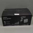 Electric Meat Grinder, Sausage Stuffer with 3 Sausage Tubes, 2 Blades, 3 Plates, 3200W Max, Meat Grinder Heavy Duty for Home Kitchen Use, Stainless Steel (Black)