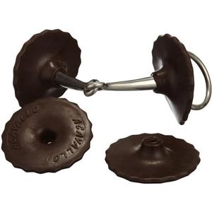 Acavallo Unisex's Brown Bit Guards, One Size