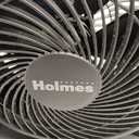 Holmes 8" Air Circulator Fan, 3 Speeds, 90° Adjustable Head Tilt, Wall Mountable, Ideal for Home, Bedroom, Kitchen or Office, Black