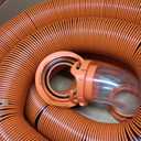 40 FT Extra Long Camper RV Sewer Hose Kit with 6-in-1 Clear Elbow Adapter