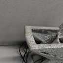 Christmas Tree Topper Lighted with 6 Projection Modes,Christmas Star Tree Topper Built-in LED Rotating Projector Lights 3D Sparkling Christmas Tree Decorations for Xmas Party Holiday Decor(Silver)