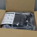 SNTD Dish Drying Rack, Expandable Dish Rack for Kitchen Counter, Stainless Steel Dish Drainer with Drainboard Set and Utensil Holder (Black)