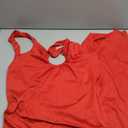 Women Sexy Backless Dress V Neck Sleeveless Open Back Split Maxi Dress Party Cocktail (Large, Red)