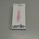 usmile C30 Cordless Water Flosser, 300ml Large Tank, 5 Pressure Levels Deep Clean, S-Shaped Nozzles for Braces & Sensitive Gums, USB-C Rechargeable, IPX7 Waterproof, Portable Travel & Home Use(Pink)
