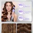 SHEGLAM Hair Cool Lock Airflow Styler, 360 Airflow Styler Curling Iron, Hair Curler with Cooling Air Vents to Lock in Style, 4 Adjustable Temp, Dual Voltage, Fast Straightening