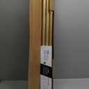 BlastHome Non-Adjustable Luxury Curtain Rods for Windows, 1  Rod Set, 10 foot Fixed Length (Three Rods Connect for a Seamless Look), Brushed Gold