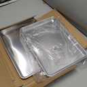 Nordic Ware Naturals Half Sheet - USA Made Aluminum Commercial Quality Sheet Pan for Baking or Roasting, Encapsulated Galvanized Steel Rim Prevents Warping, 2-Pack