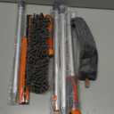 Eazer 89'' Squeegee Window Cleaner 2 in 1 Rotatable Window Cleaning Tool Kit with Extension Pole, Window Washing Equipment with Bendable Head for Indoor/Outdoor Window and Car Glass