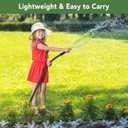 Upgraded 50FT Non-Expandable Garden Hose, Anti-kink, Abrasion and Heat-Resistant Fabric Cover, Lightweight and Easy to Store, Durable Water Hose With 3/4" Metal Fittings for Easy Setup