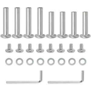 8PCS Inline Skate Wheels Screws, 6mm OD Roller Skate Bearings Screws 30mm & 35mm Skate Wheel Socket Screw, Roller Blades Replacement Skate Hardware Skate Wheel Axles Socket Screws