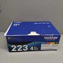 Brother Genuine Standard-Yield Toner Cartridge Four Pack TN223 4PK - includes one cartridge each of Black, Cyan, Magenta & Yellow Toner, Standard Yield, Model: TN2234PK