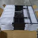 Dog Playpen,32/40/45 Inch Height in Heavy Duty, Folding Indoor Outdoor Anti-Rust Dog Exercise Fence, Portable Pet Playpen with Door for Large Medium Small Dogs and Pet (16 Panels, 32 Inch) Silver