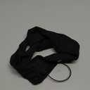 Bluetooth Headband Headphones for Women, Wireless Headband Headphones with HD Speakers, Fashion Black Head Band with Knotted/Twist Design for Yoga, Workout, Running, Sports, Fitness (Black)