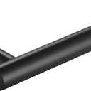 KES Black Toilet Paper Holder, Bathroom Tissue Holder Paper Roll SUS 304 Stainless Steel Wall Mount Matte Black, A2175S12-BK