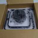 Modern LED Pendant Lights Plated Black Rectangular Pendant Light Fixtures 4000K 20W Dimmable Pendant Lighting for Dining Room Kitchen Island Bedroom Living Room Foyer3-Pack