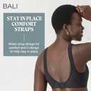 Bali Women's Wireless Bras for Women - Comfort Revolution Wireless Bra - Adjustable & Supportive, Large
