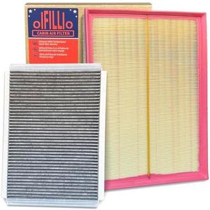 OIFILLIO Engine Cabin Air Filter Kit for 2018-2007 Sprinter 2500 3500; Air filter kit for Mercedes Freightliner Dodge Sprinter 2500 3500 Van, Replaces 9068300318 & A0000903751
