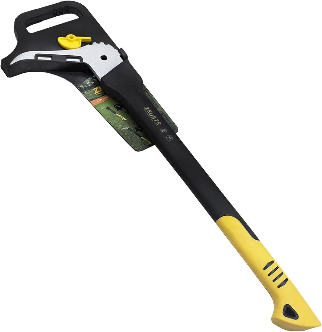 20" Hookaroon, Non-Slip Grip Handle, 120° Angled Blade, Log Pick and Landscaping Tool