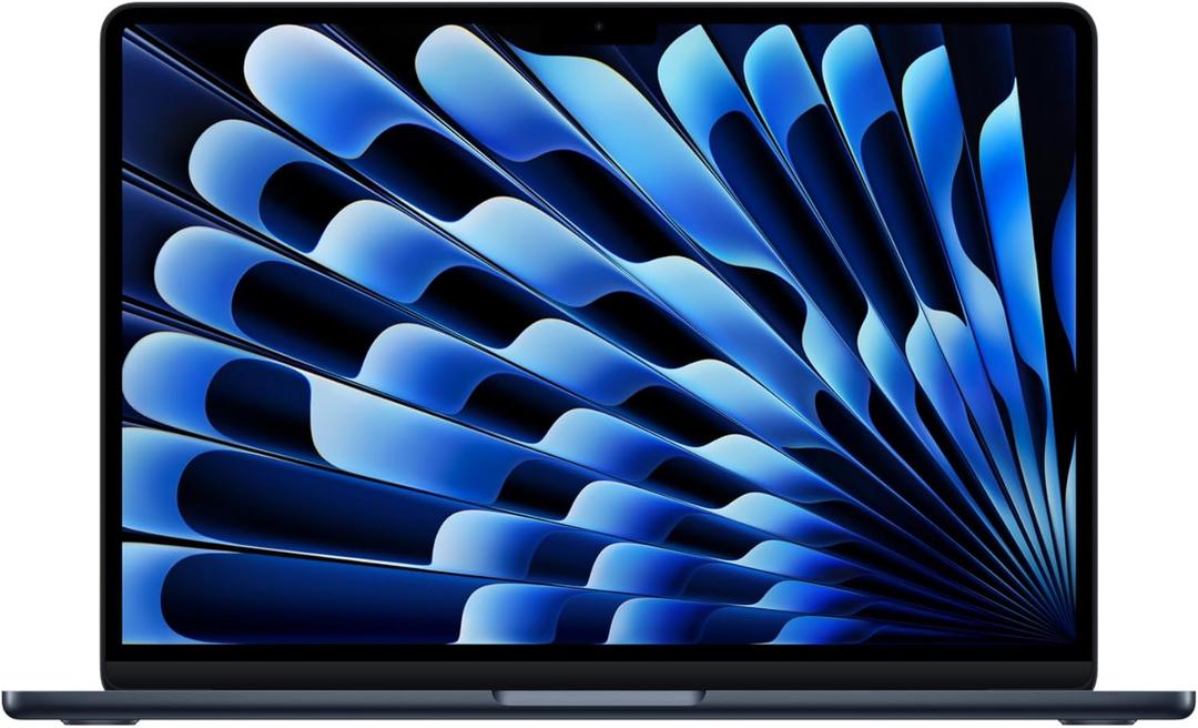 Apple 2025 MacBook Air with Apple M4 Chip, 13-inch, 16GB Unified Memory, 512GB SSD Storage (QWERTY English) Midnight