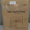 Universal Swivel TV Stand Base Table Top TV Stand for 32-75 Inch TVs 60 Degree Swivel, 12 Height Adjustable Monitor Mount Stand, Max VESA 600x400mm,Holds up to 99lbs TS204