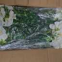 Yastouay Artificial Flowers for Outdoors, 14 Bundles Fake Outdoor Flowers, UV Resistant Artificial Plants & Flowers for Decoration, White Realistic Morning Glory for Outdoor Porch Garden Decoration