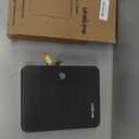 Uniclife 28 Position Key Cabinet with Combination Lock Resettable Black Digital Security Storage Box Steel Key Organizer with Colorful Key Tag Labels Stickers and Hooks