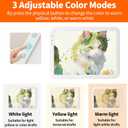 KOBAIBAN Wireless A4 LED Light Box with Carry Bag, High Capacity 3500mAh Lithium Battery Powered 3 Color Light Modes Super Bright Light Pad Light Board Light Table for Weeding Vinyl, Sketching,Drawing