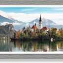 Hongkee 12x36 Picture Frame, Collage Twelve 4x6 with Mat, Wood Style,1 Pack, 12X36 in