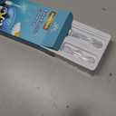 DADA-TECH Toddler Electric Toothbrush Kids Age 1-2-3 Years Old, Baby Electric Toothbrush with LED Light 2 Minutes Timer 4 Vibrating Heads for Infants (Blue Penguin‌‌)