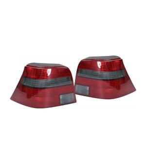 2X Rear Brake Stop Tail Light Lamp for Volkswagen Golf MK4 1998-2002 (Smoked)