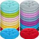 24 Pcs Round Floor Cushions Floor Pillows Meditation Seat Pillows Flexible Seating for Adults Kids, Chair Cushions for Classroom, Nursery, Living Room, Yoga(Medium 15.7 Inch,Multi Color)