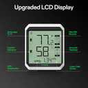 VIVOSUN AeroLab THB1 Wireless Bluetooth Hygrometer Thermometer Indoor, Smart Temperature Monitor, VPD, Digital Humidity Meter, LCD Remote Control & Alert, Data Storage, Dual Channels, Battery Included