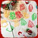 12 Pcs Christmas Jumbo Acrylic Paper Clips Christmas Tree Bell Bulb Bird Paperclip Design Bookmark Gift Set for Book Lovers Teacher Appreciation Supplies Xmas Office School Gift Ideas