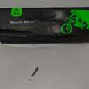 Zacro 2 Pack Bike Mirror, Bike Mirror Handlebar Mount, 360Adjustable Bicycle Rear View Mirror, Scratch Resistant Glass Lens, Fit for Mountain Bikes, City Road Bikes, E-bikes, Scooter