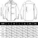 Hi-Tie Mens Christmas Dress Shirts Long Sleeve Casual Ugly Santa Claus Button Down Xmas Shirts for Men Party Holiday (White, XXXL)